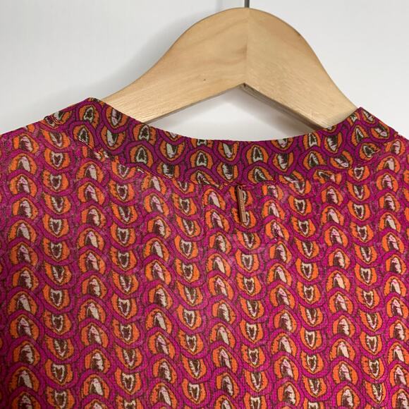 Misa Los Angeles Inge Printed Ruffle Mini Dress Womens Small New - Picture 9 of 16